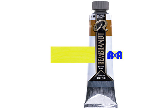 267 acrílico Rembrandt amarillo azo limón  tubo de 40ml