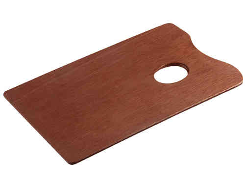 Paleta madera rectangular sin barnizar 30 x 40cm "super oferta"