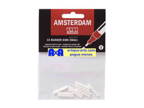 Puntas recambio para rotuladores finos Amsterdam por 10 unidades
