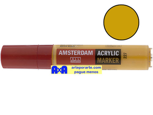 227 rotulador acrílico Amsterdam grande ocre amarillo