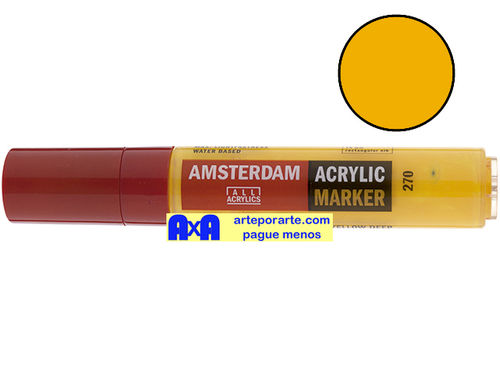 270 rotulador acrílico Amsterdam grande amarillo azo oscuro
