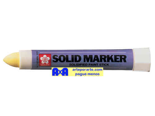 Rotulador Solid Marker amarillo claro punta 13mm