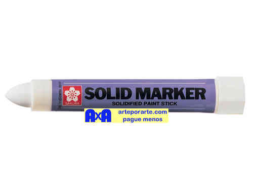 Rotulador Solid Marker blanco punta 13mm