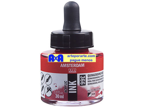 366 tinta acrílica Amsterdam rosa quinacridona frasco de 30ml