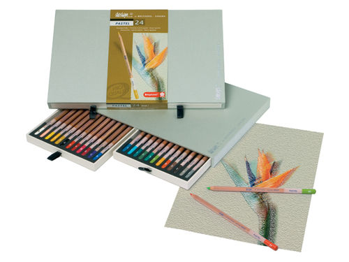 Estuche de 24 lápices pastel Design Bruynzeel "super oferta"