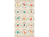 Panel Folk Friends tejido patchwork algodón 100% - 60 x 110cm - 2308P